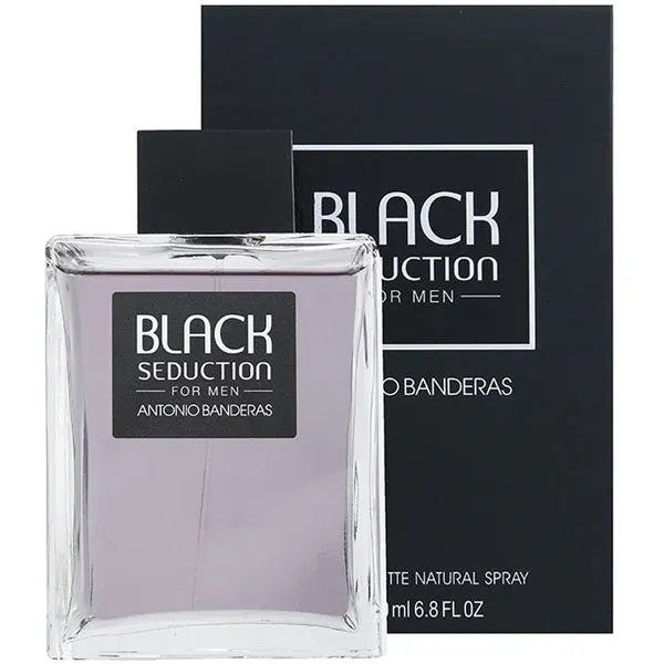 Perfume Antonio Banderas Black Seduction Men 200 Ml Eau De Toilette Original