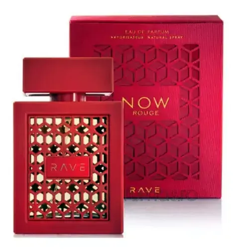 Perfume Arabe Lataffa  Rave Now Rouge Unisex Eau de Parfum 100ml Original 