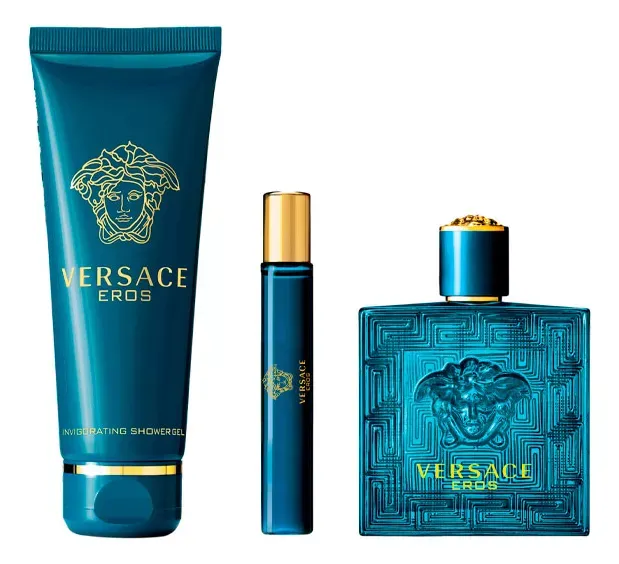 Perfume Versace Estuche Eros Men Eau de Toilette 100ml Original 