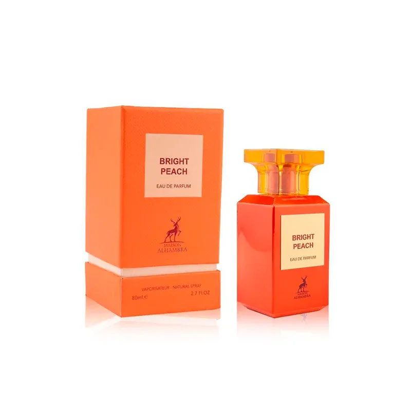 Perfume Maison Alhambra Bright Peach Unisex Eau de Parfum 80ml Original 