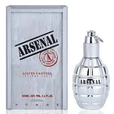 Perfume Arsenal Platinum Gilles Cantuel 100 Ml Eau De Parfum Men Original