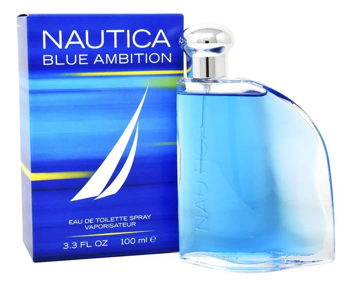 Perfume Nautica Blue Ambition Men Eau de Toilette 100ml Original 