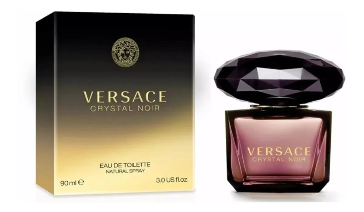 Perfume Versace Crystal Noir Woman Eau de Toilette 90ml Original 