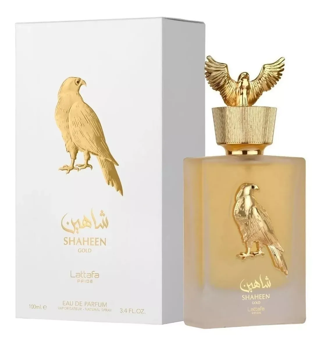 Perfume Arabe Lattafa Pride Shaeen Gold Unisex Eau de Parfum 100ml Original