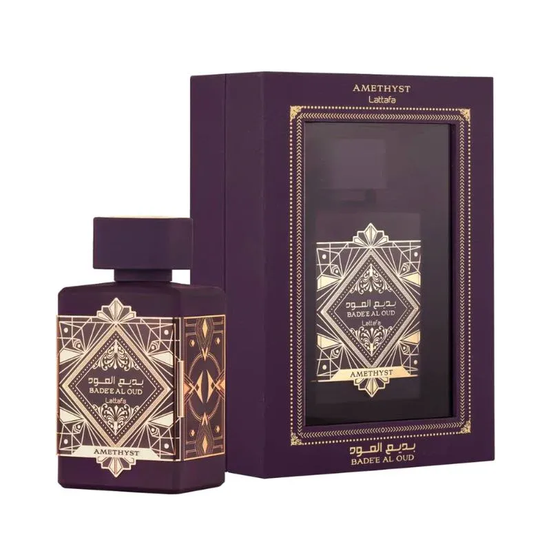 Perfume Arabe Lataffa Amethyst Unisex Eau de Parfum 100ml Original 