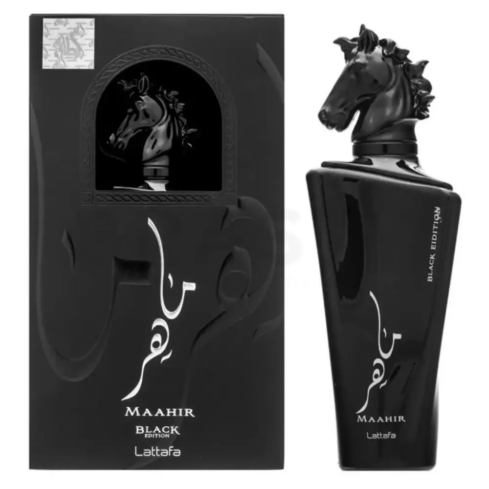 Perfume Arabe Lattafa Maahir  Black Edition Men  100ml  Eau de Parfum Original 