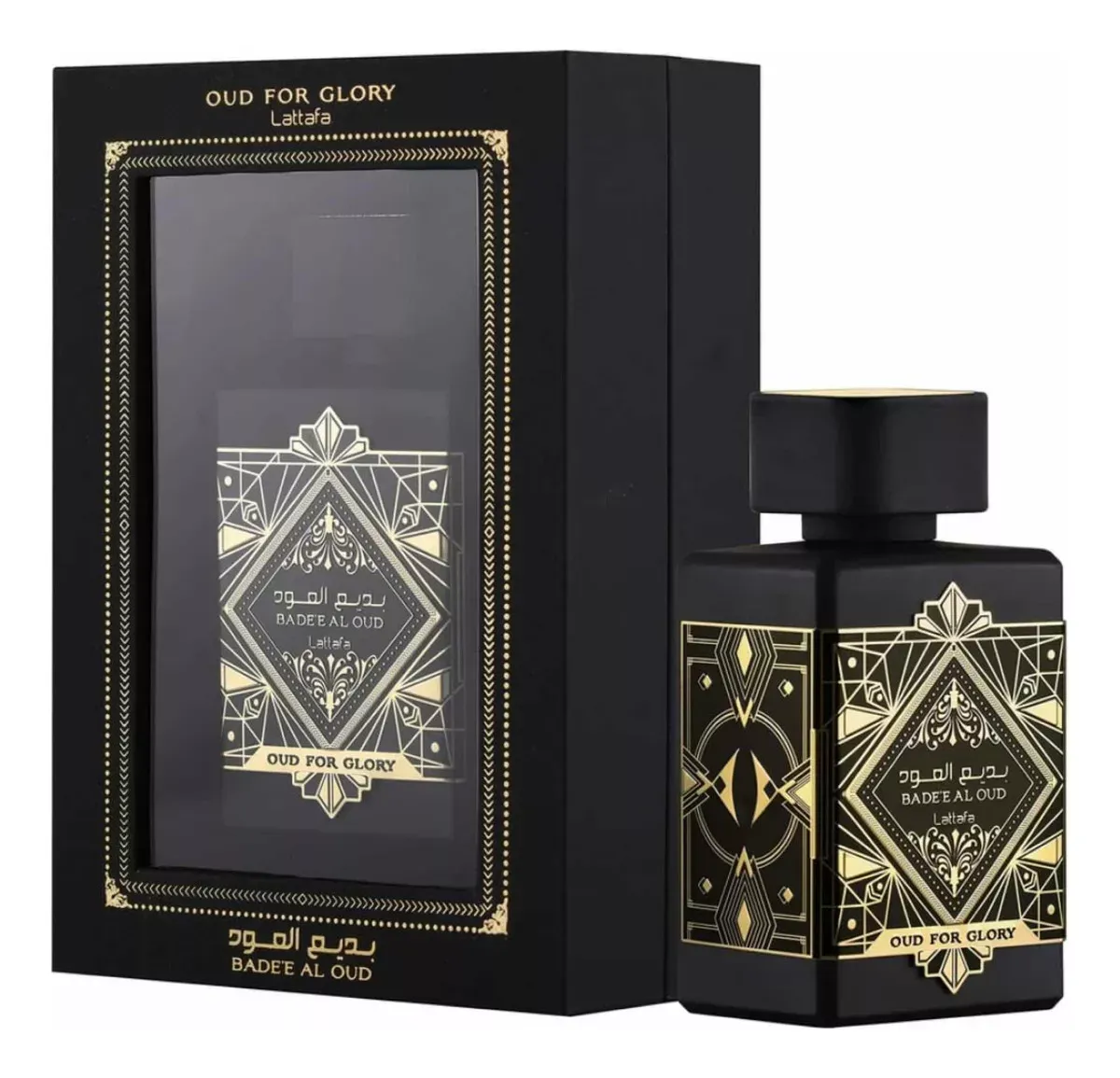 Perfume Arabe Lattafa Bade'e Al Oud For Glory Men Eau de Parfum 100ml Original 