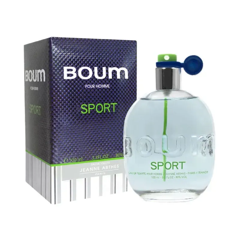 Perfume Jeanne Arthes  Boum Sport Men Eau de Toilette 100ml Original 