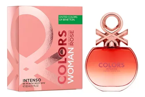 Benetton Color Rose Women Inteno x80 Ml Eau De Parfum Original