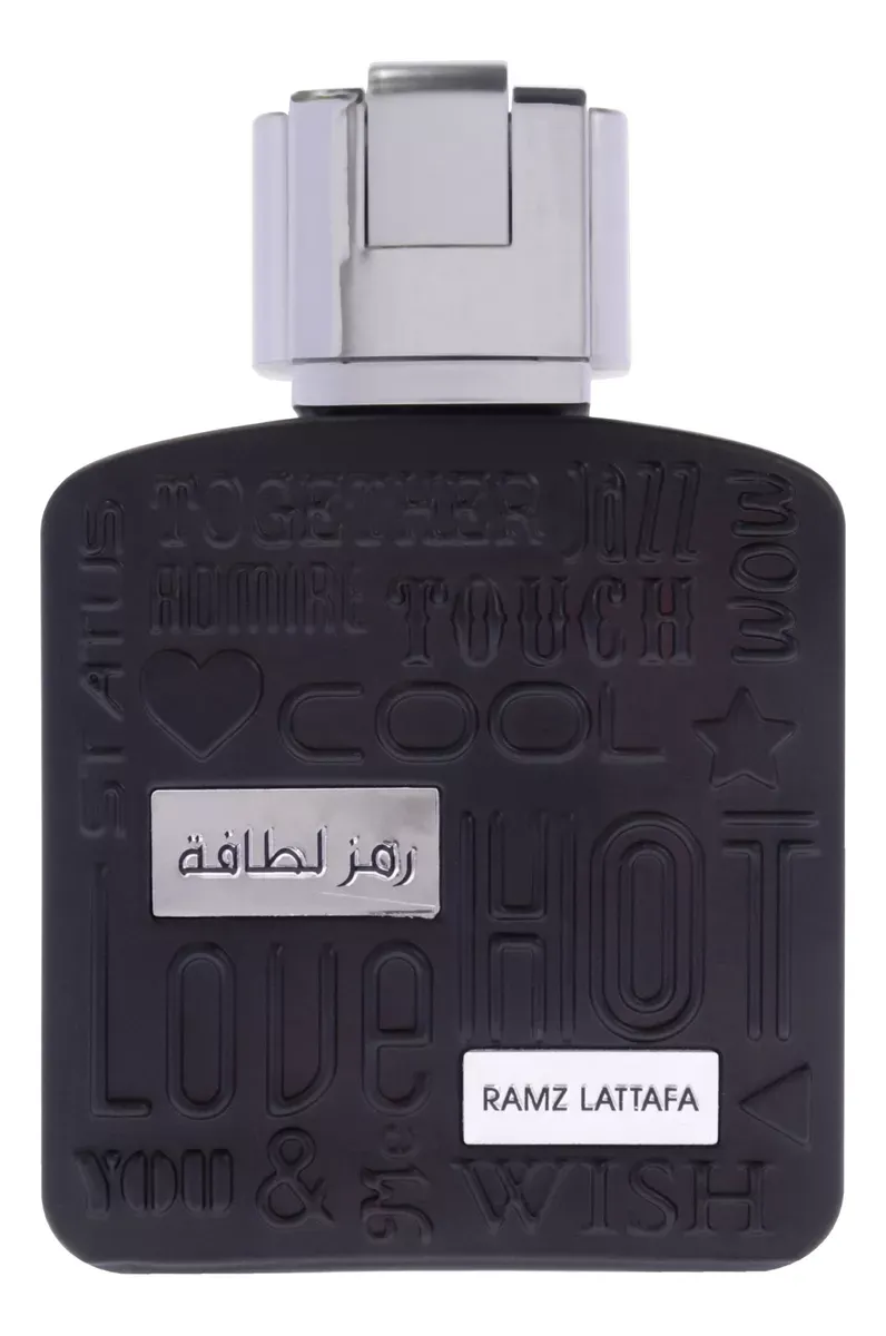 Perfume Arabe Lattafa Ramz Silver Unisex Eau de Parfum 100ml Original 