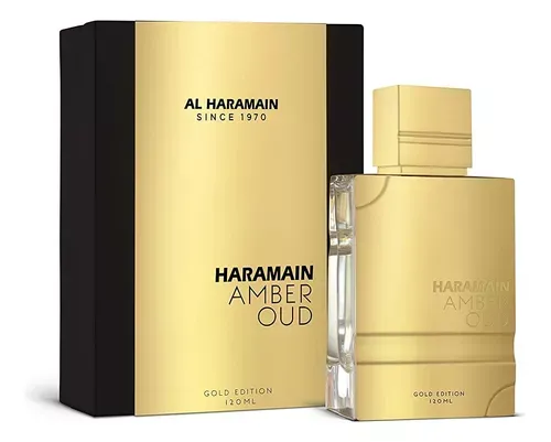 Perfume Al Haramain Amber Oud Gold 120 Ml Eau De Parfum Unisex Original