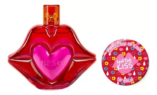 Perfume Estuche Agatha Ruiz De La Prada Beso Eau De Toilette Woman 100 Ml Original