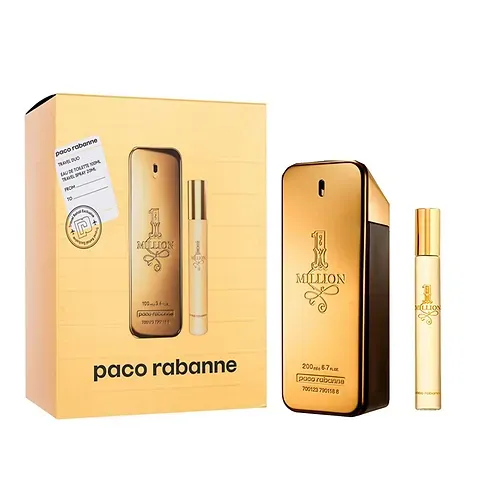 Perfume Paco Rabanne Estuche One Million Men Eau de Toilette 2 Piezas Original 