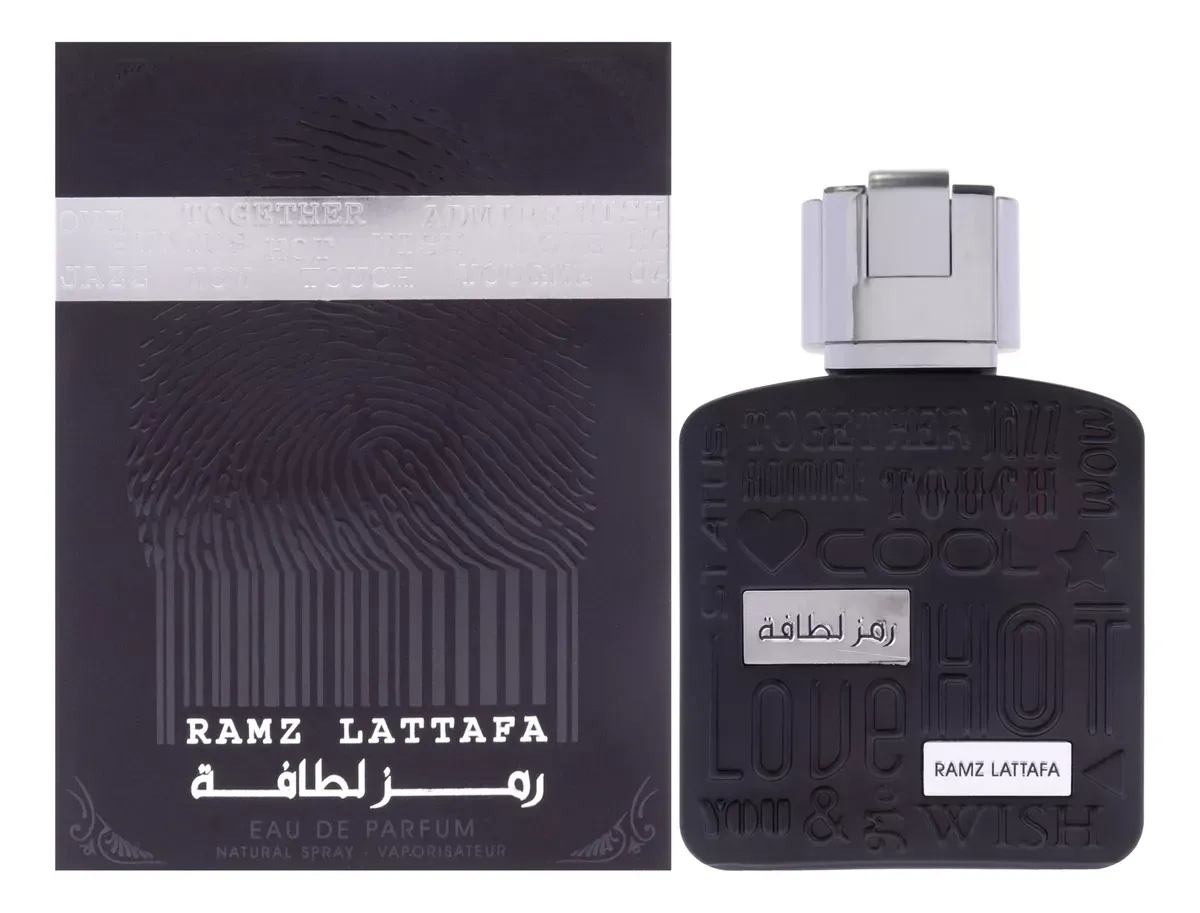 Perfume Arabe Lattafa Ramz Silver Unisex Eau de Parfum 100ml Original 