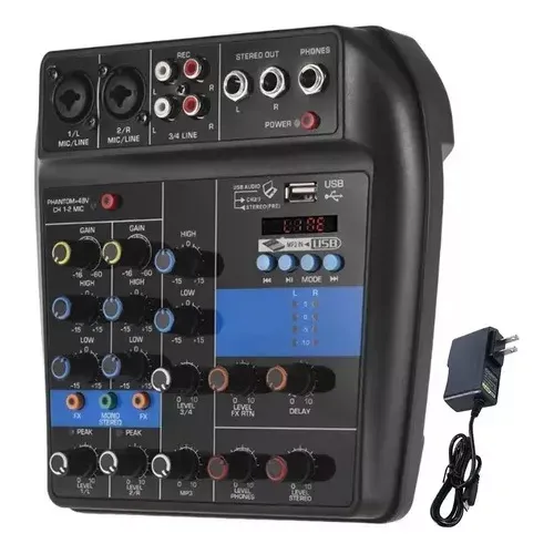 Consola Mezclador Audio Sonido Mixer