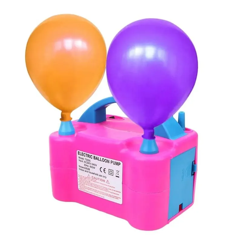 Inflador de globos eléctrico doble