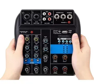 Consola Mezclador Audio Sonido Mixer