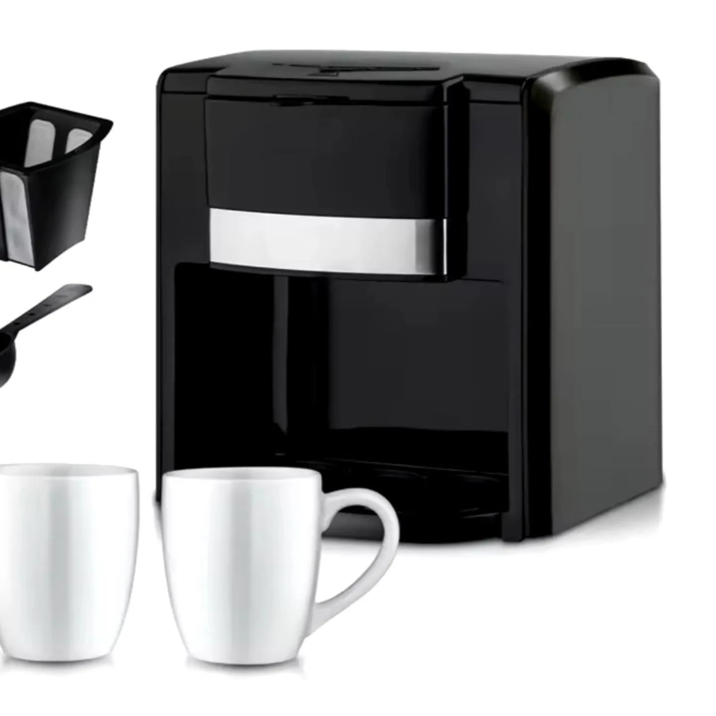 Cafetera Electrica + Tazas 300 ml