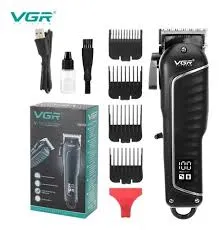 Maquina Peluquera De Corte De Cabello Recargable VGR 683 Digital