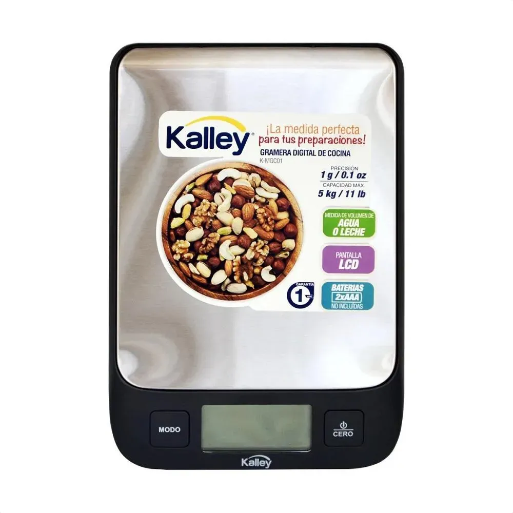 Gramera De Cocina Kalley 5 kg / 11 Libras