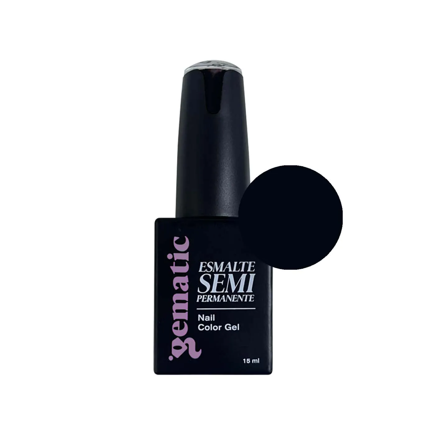 Esmalte Semipermanente Gematic Negro B158