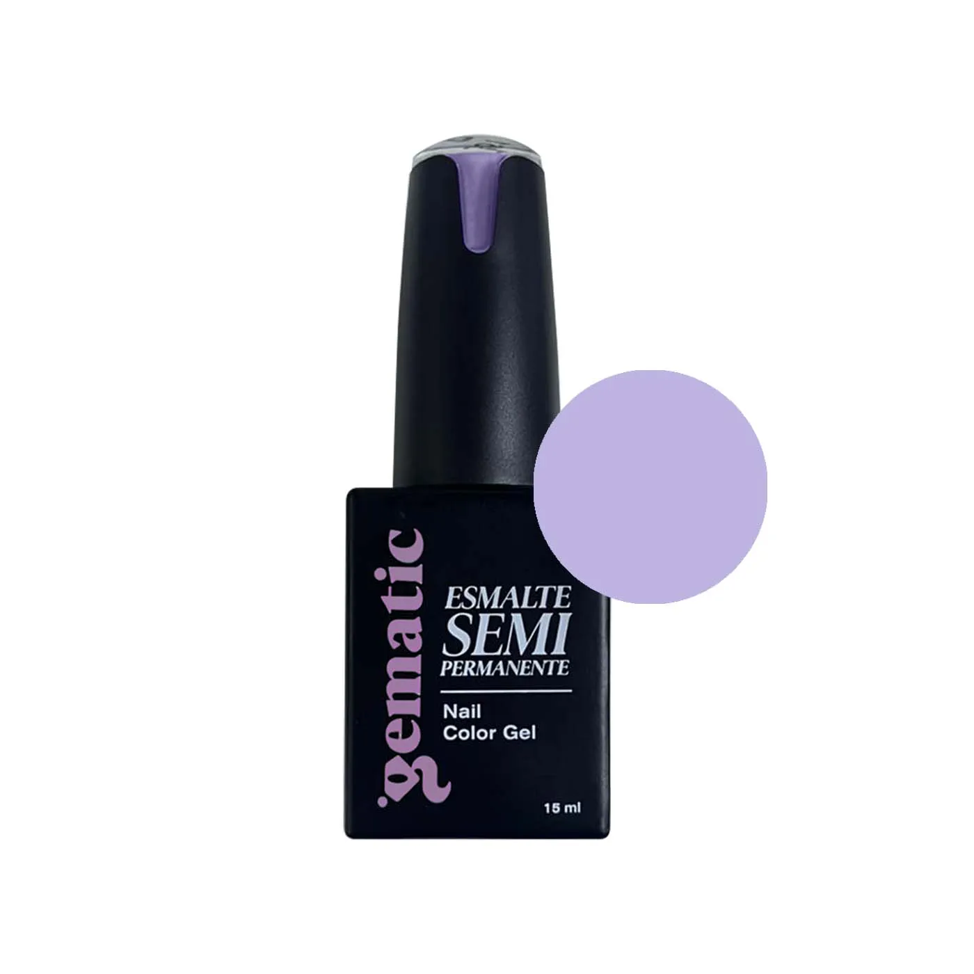 Esmalte Semipermanente Gematic Morado Lila Palido B944