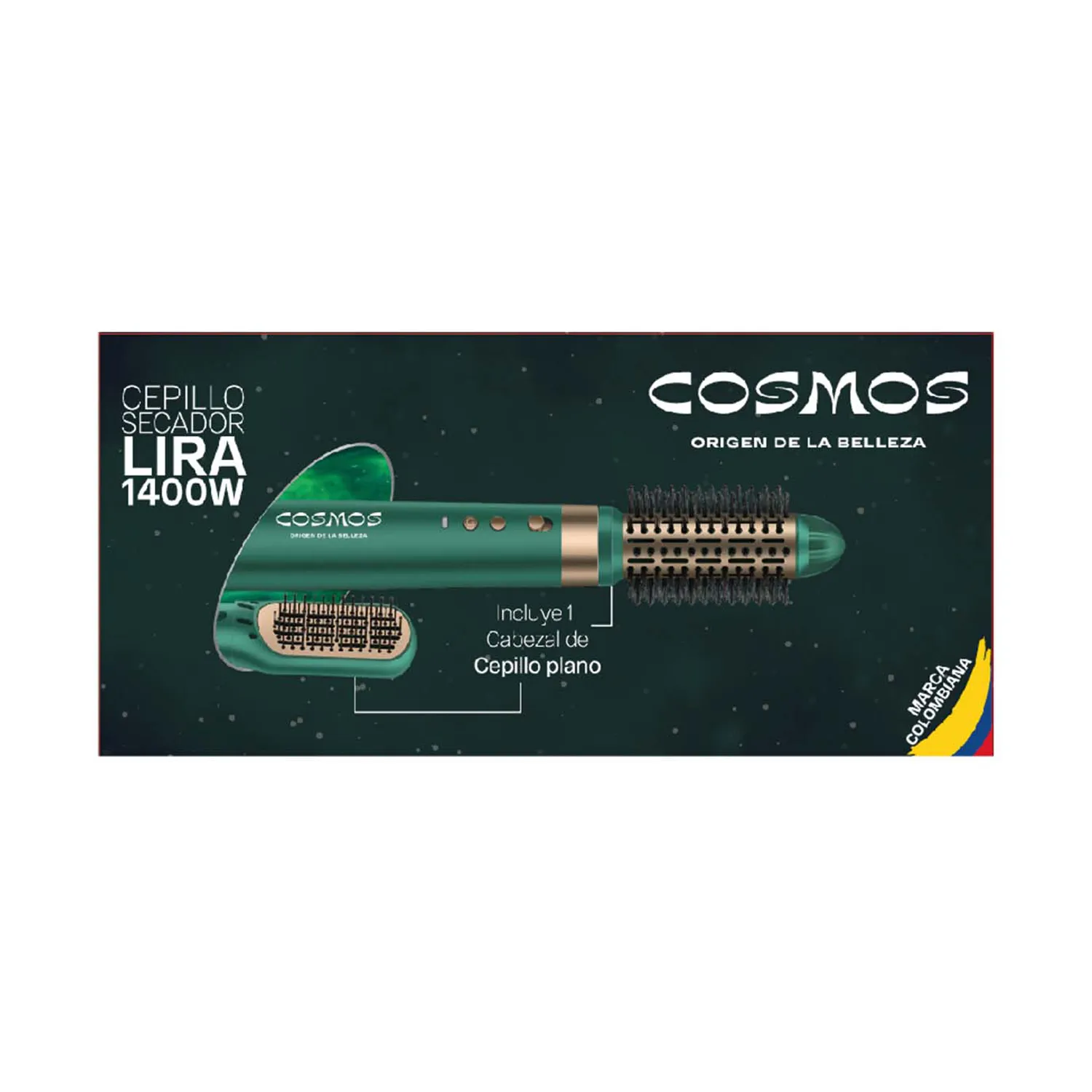 Cepillo Secador Para Cabello Profesional CMS Cosmos Lira