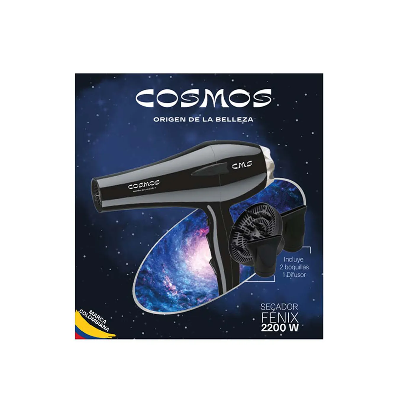 Secador De Cabello Profesional CMS Cosmos Fénix