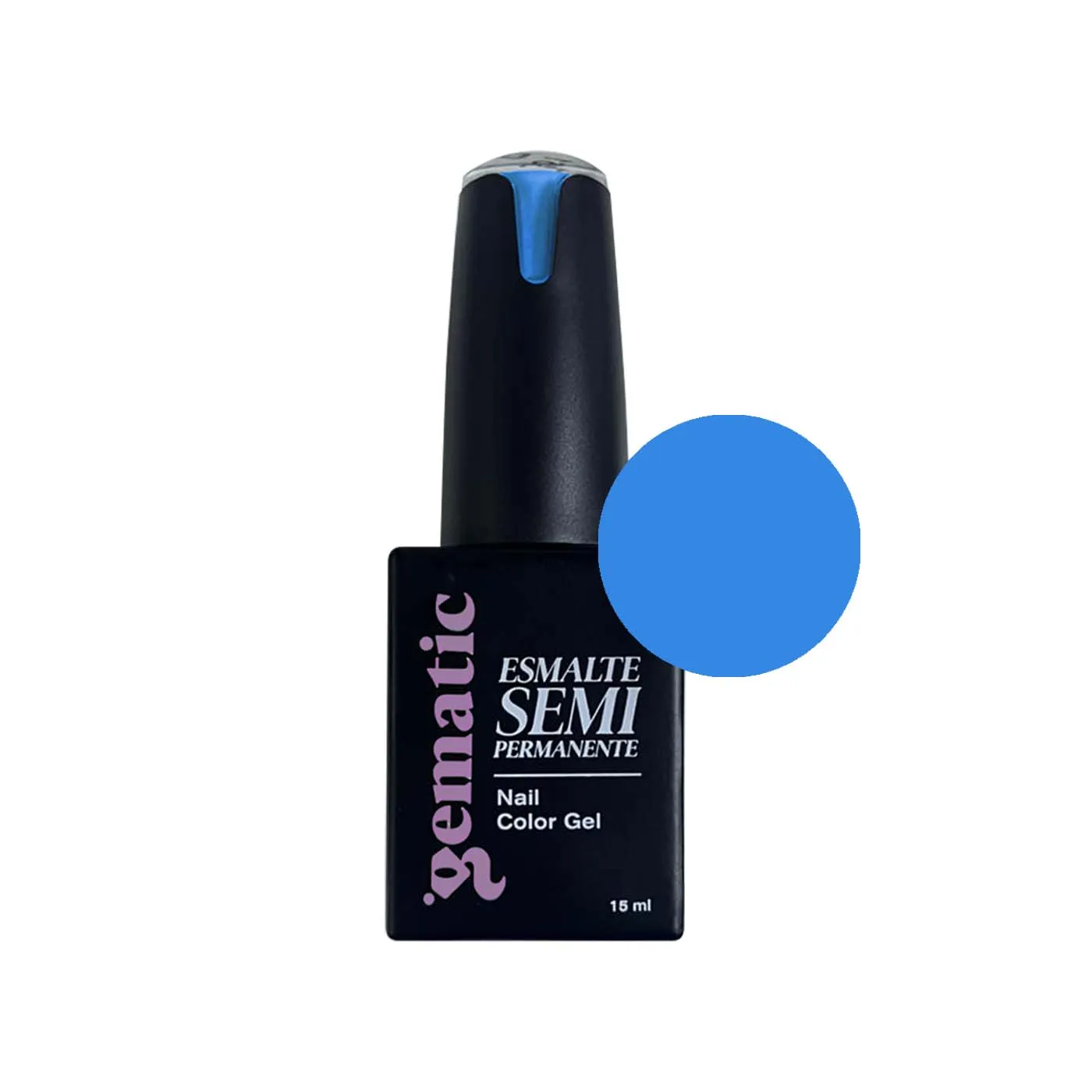 Esmalte Semipermanente Gematic Azul Ceruleo Palido B1728