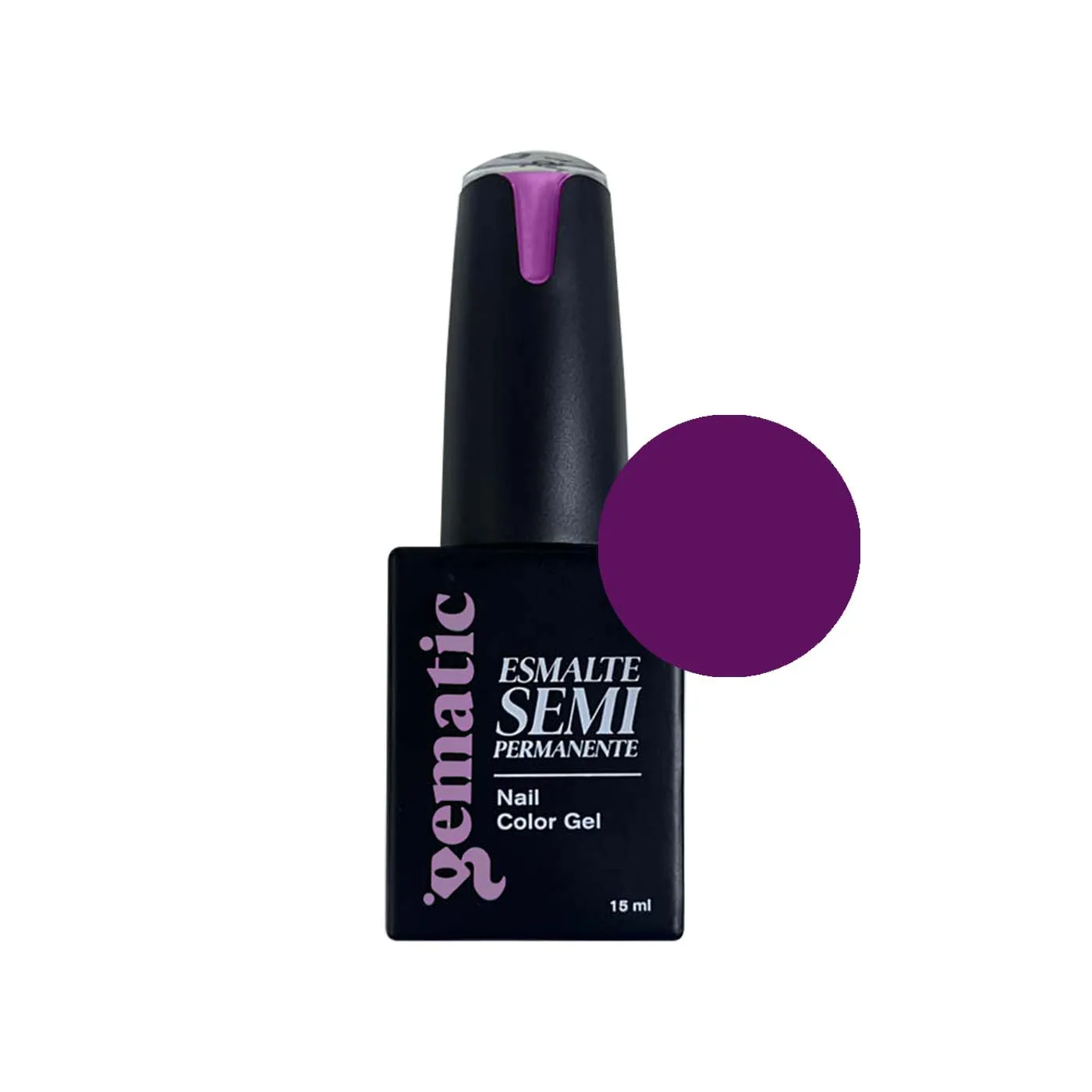 Esmalte Semipermanente Gematic Morado Purpura B1007