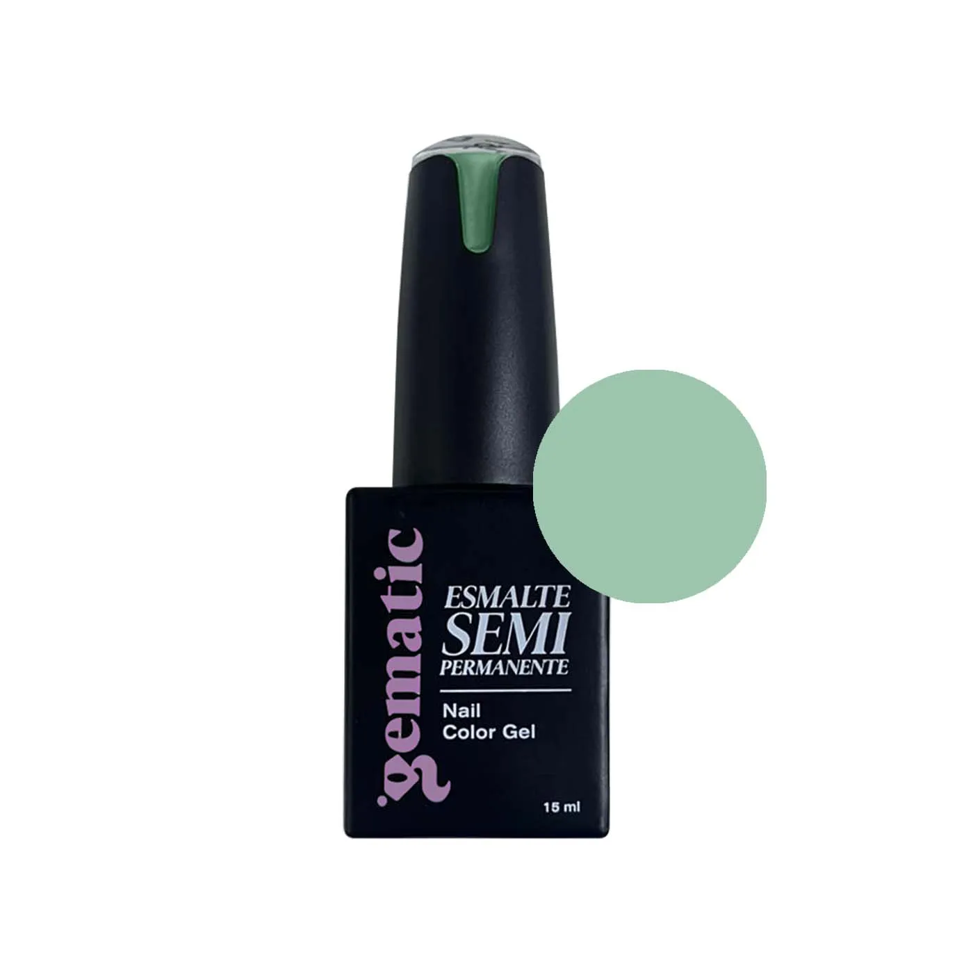 Esmalte Semipermanente Gematic Verde Olivia B1358