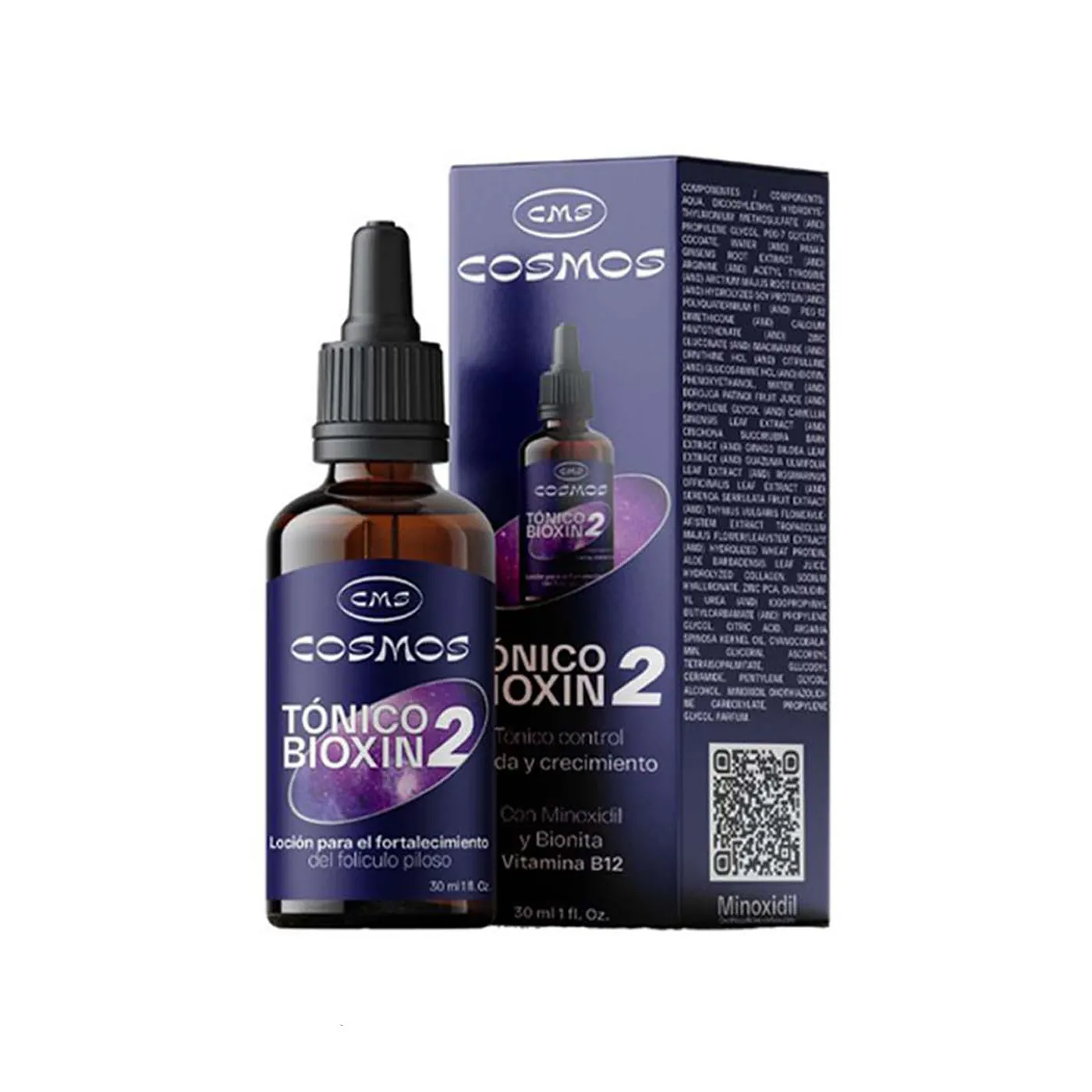 Tonico Anticaida Con Minoxidil Femenino CMS Cosmos Bioxin 2