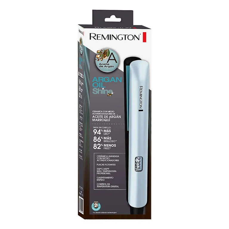 Plancha De Cabello En Ceramica Remington Argan S8500 Original