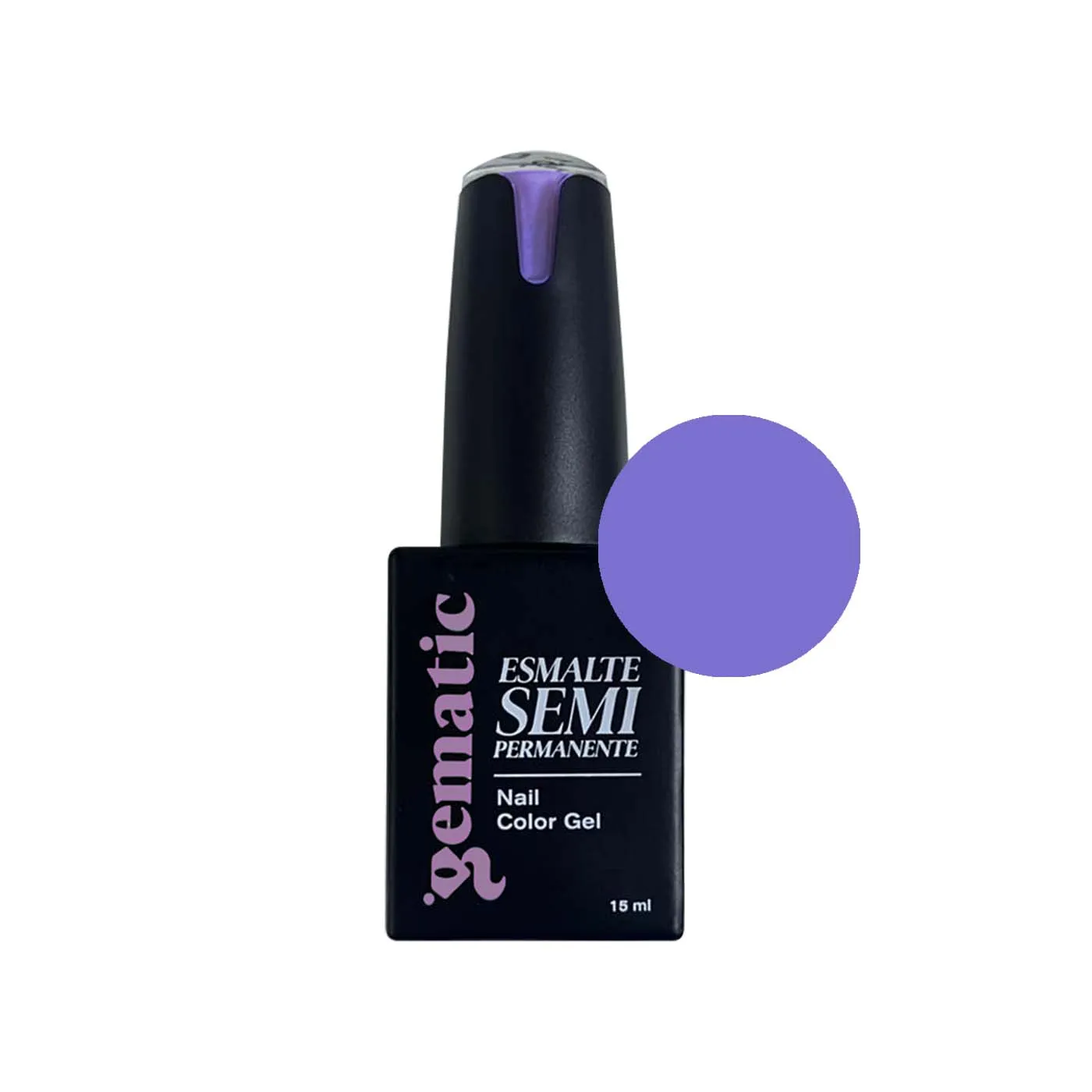 Esmalte Semipermanente Gematic Morado Bluberry B1631