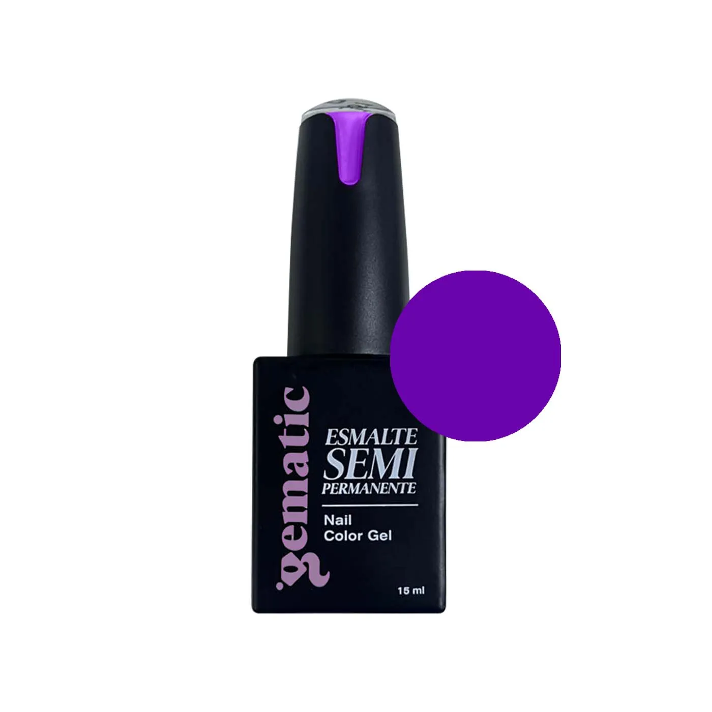 Esmalte Semipermanente Gematic Morado Orquidea B1716