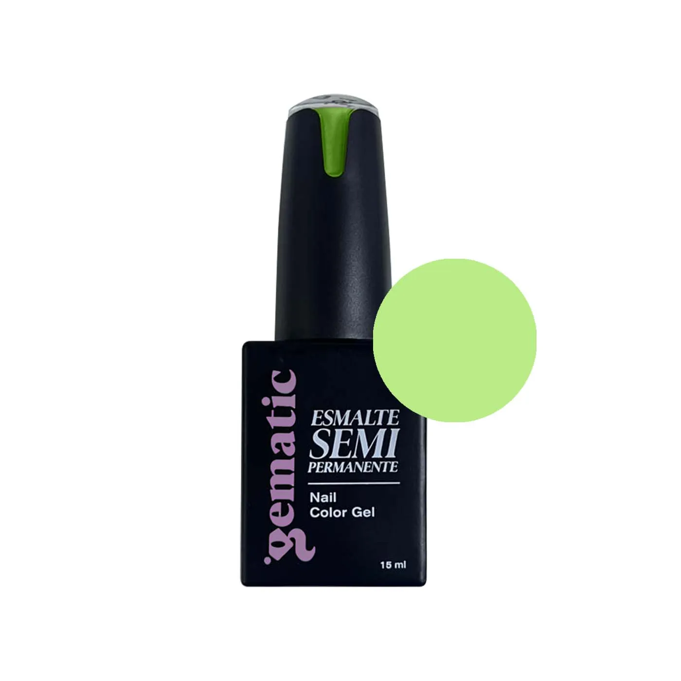 Esmalte Semipermanente Gematic Verde Lima B1633