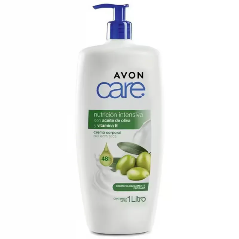 Crema Nutricion Intensa AVON con Aceite de Oliva y Vitamina E 1000 Ml 