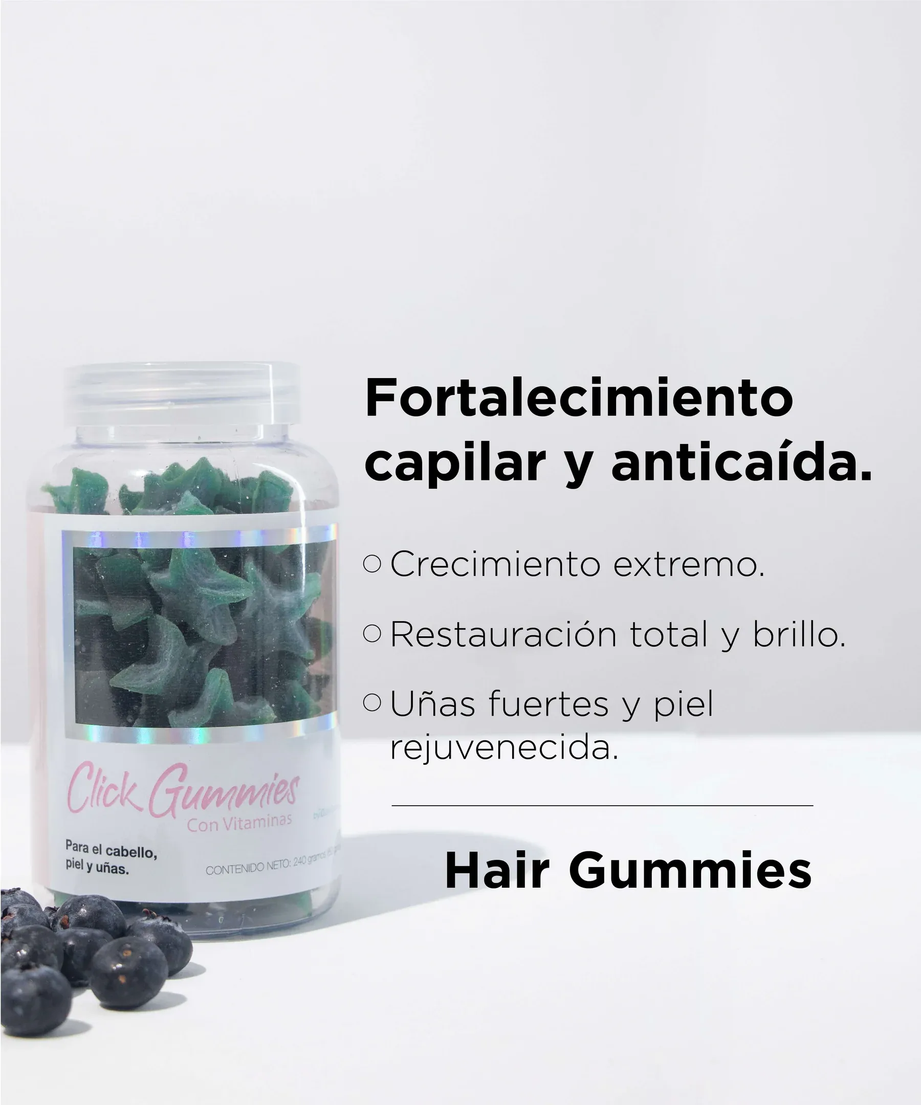 Gomitas De Vitaminas Para Cabello Y Uñas