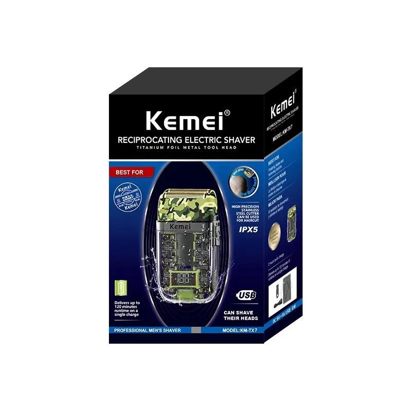 Afeitadora Marca KEMEI Km-Tx7