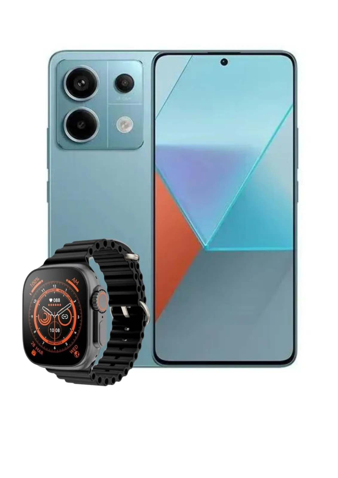 Celular Xiaomi Redmi Note 13 Pro 5g Dual Sim 256 Gb Azul 8 Ram + Reloj Smartwach Obsequio