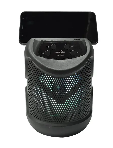 Parlante Bafle Radio Fm Tf Usb Bluetooth Recargable Portátil GTS 1390