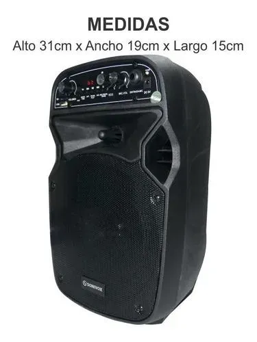 Cabina De Sonido Recargable Bluetooth 6 Pg Sonivox Vs-ss1862