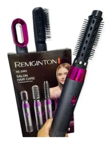 Cepillo Secador Alisador Para Cabello 3 Cabezas Intercambiables REMINGTON AAA 2062