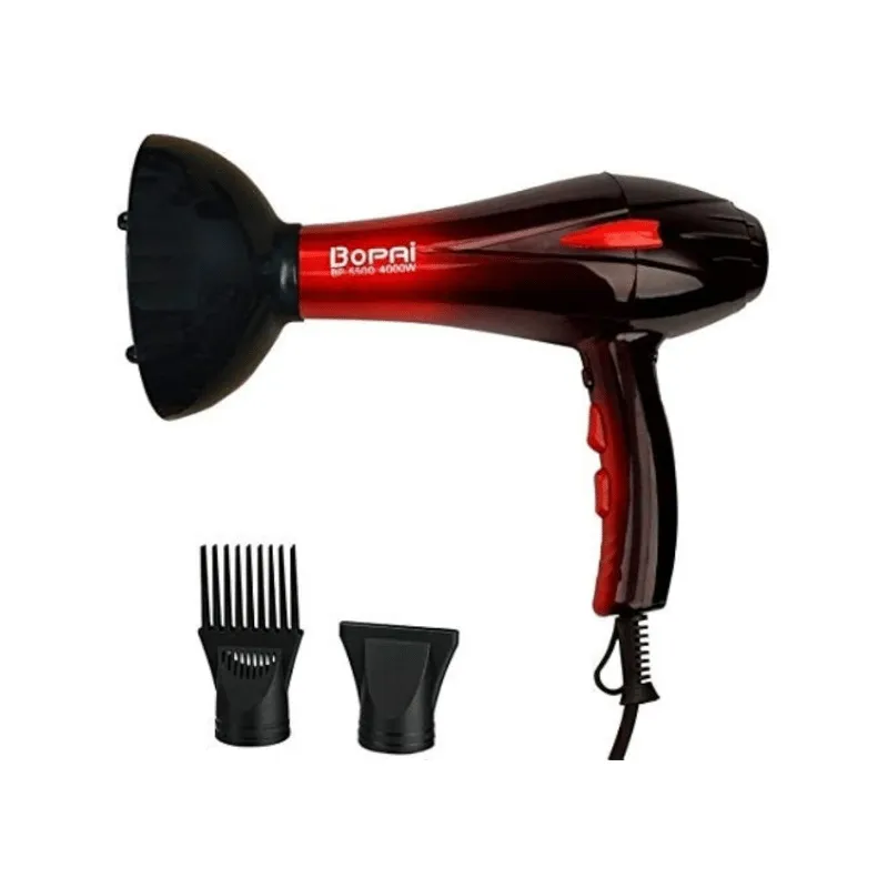 Secador De Cabello Profesional Bopai 4000w Bp5500 Difusor