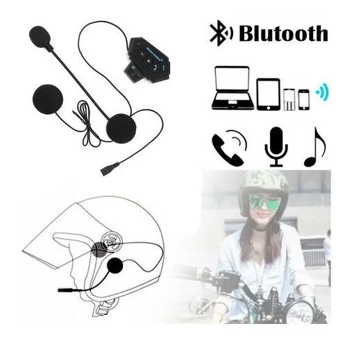 Intercomunicador Auriculares Casco Moto Bluetooth Jg139