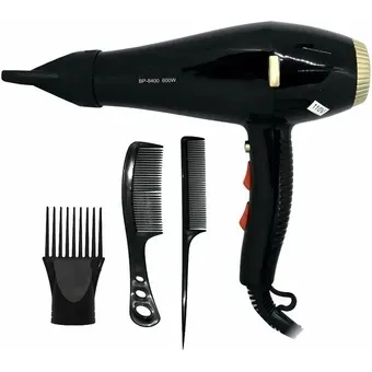 Secador De Cabello Bopai Bp-8400 Negro 110V