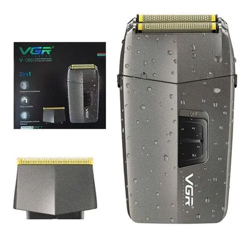 Maquina Profesional Shaver And Trimmer 2 En 1 Vgr V-086 Para Cabello Y afeitadora