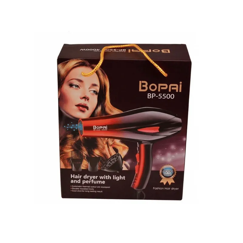 Secador De Cabello Profesional Bopai 4000w Bp5500 Difusor