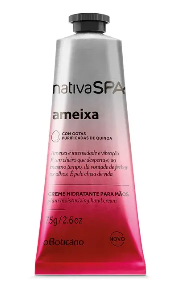  Oboticario Crema Hidratante Para Manos Ameixa 75G Nativa Spa 62369