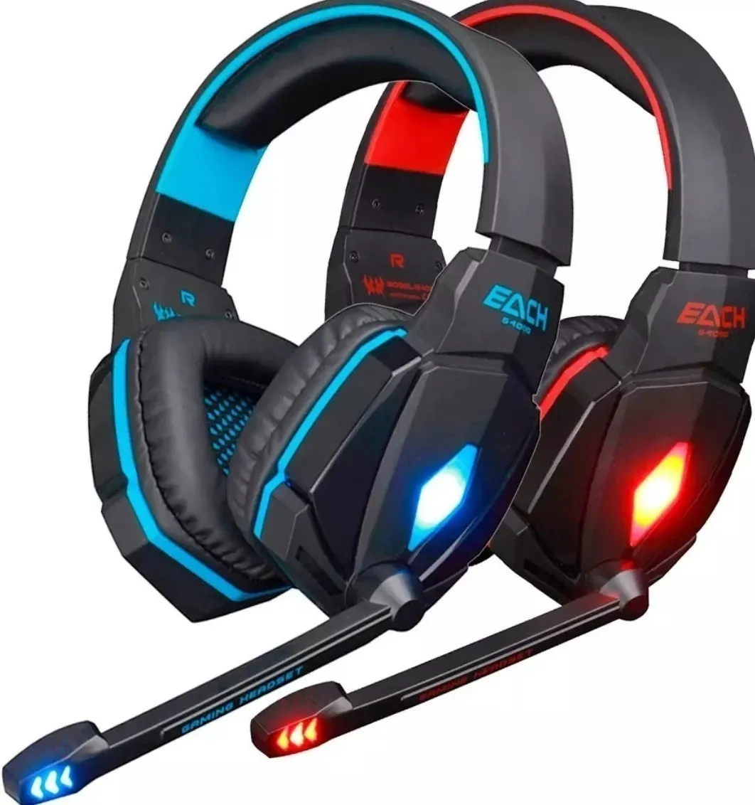 Audífonos Gamer Kotion Each Luz LED G4000